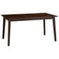 Linon Home Decor Drury Dining Table in Rich Brown - Table Only, , large