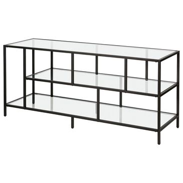 Hudson and Canal Winthrop Contemporary 55" TV Stand in Black, , large