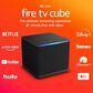 Amazon Fire TV Cube with Alexa Voice Remote, 4K Ultra HD, Media Player, Wi-Fi 6E in Black, , large