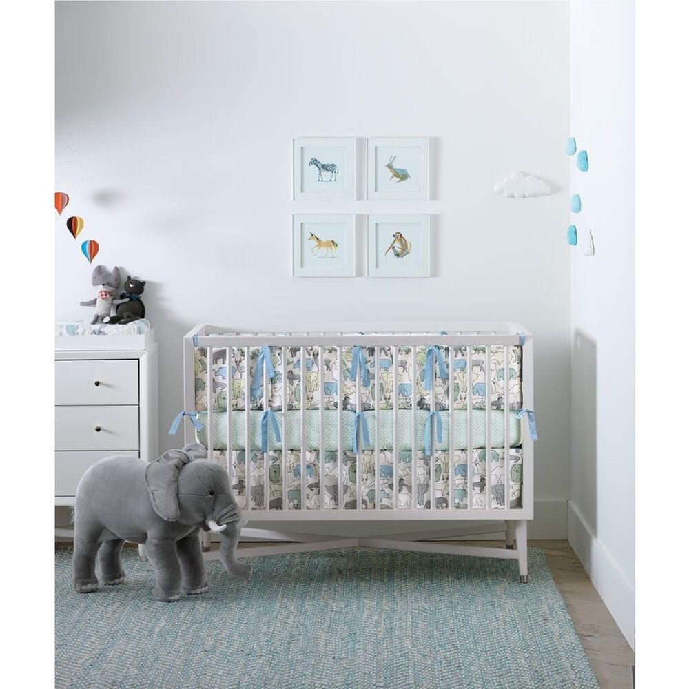 Eastern Shore 3 Piece Nursery Set with 3-In-1 Crib, Dresser, &amp; Toddler Rail, , large