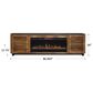Endress International Graceland 86" Fireplace in Black and Bourbon, , large