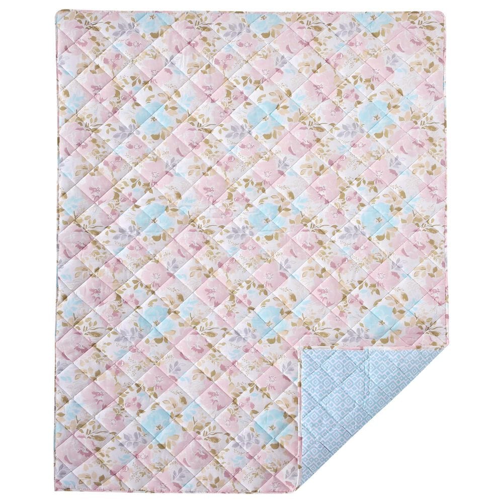 Levtex Malia 5-Piece Toddler Bedding Set in Pink and Aqua, , large