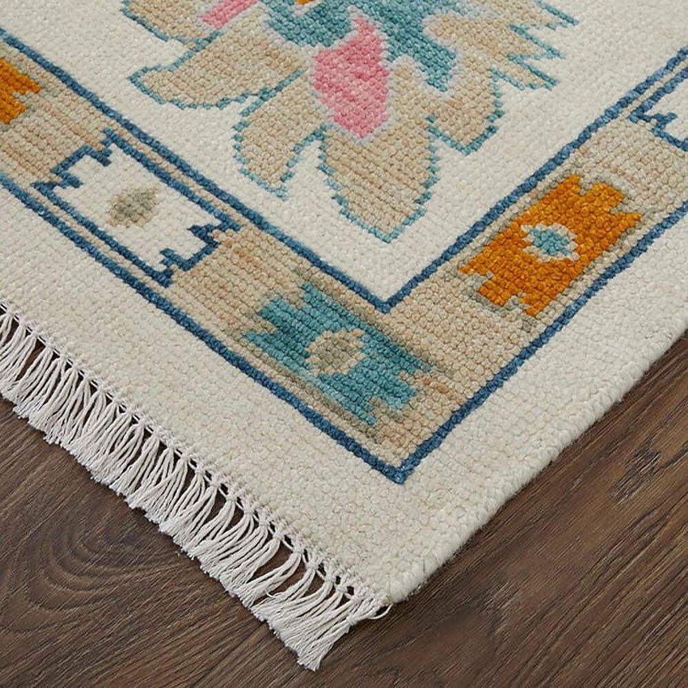 Feizy Karina 3&#39;6&quot; x 5&#39;6&quot; Ivory and Multicolor Area Rug, , large