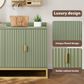 GARVEE 47.2" Sideboard Buffet Cabinet with Adjustable Shelves in Matt Gray Green, , large