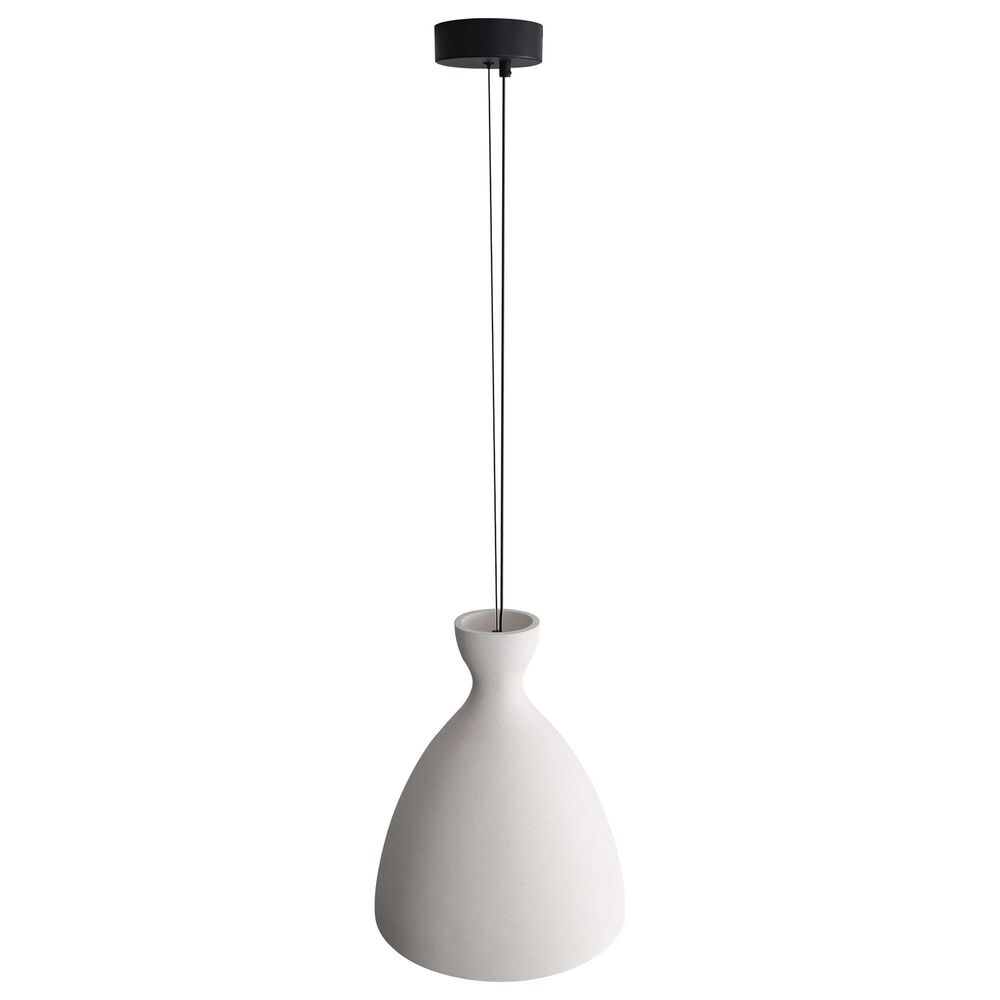 Golden Lighting Aethera 14" 1-Light LED Pendant in White Sandstone, , large