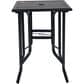 Redline Creation Inc. 3-Piece Metal Bar Height Set in Matte Black, , large