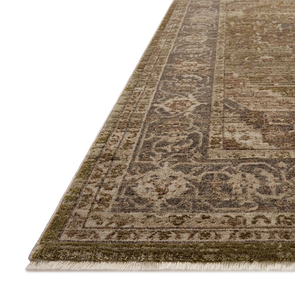 Loloi Haywood Moss and Charcoal 2&#39;3&quot; x 3&#39;11&quot; Area Rug, , large