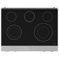 Thor Kitchen Gordon Ramsay 6 Cu. Ft. 36" Professional Electric Range with Bronze Handle Kit in Stainless Steel, , large