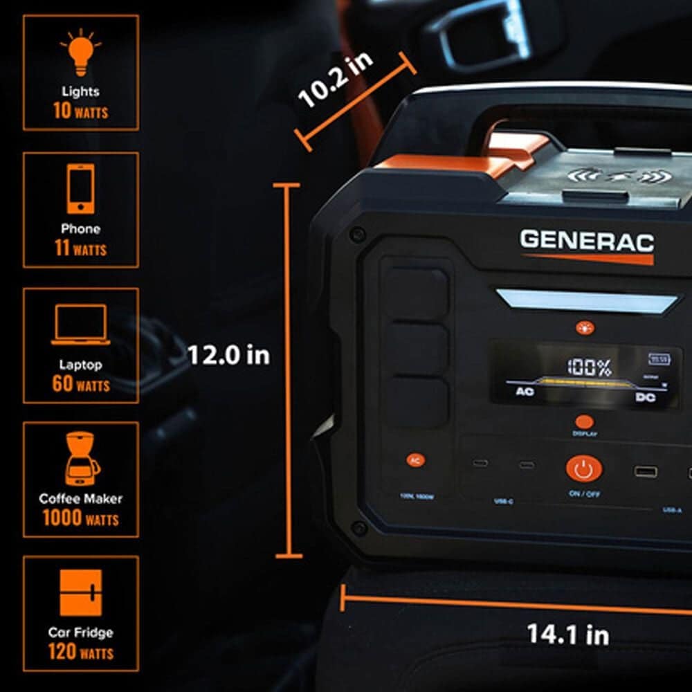 Generac GB1000 Portable Power Station, , large