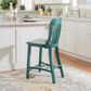Linon Home Decor Maylen Counter Stool in Dark Green (Set of 2), , large