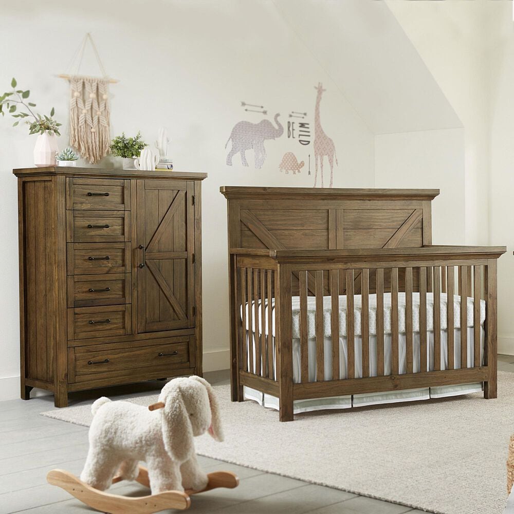 Eastern Shore Westfield 4-In-1 Convertible Crib in Harvest Brown, , large