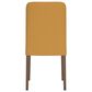 Ashley Lyncott Side Chair with Mustard Yellow Cushion in Brown, , large