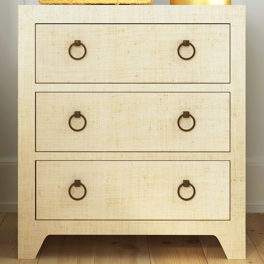 Butler Specialty Company Bar Harbor 3-Drawer Nightstand in Natural, , large