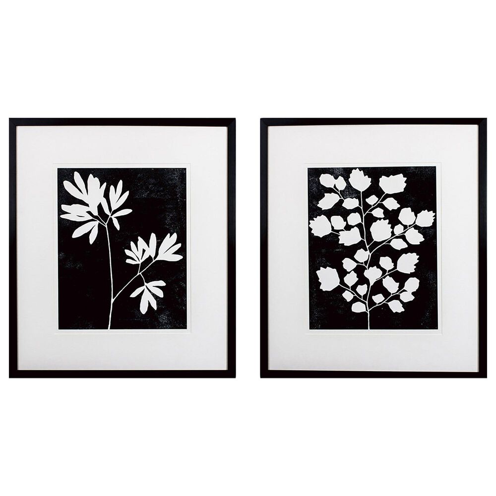 Propac Bloom Flourish Wall Art in Black and White (Set of 2), , large