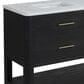 James Martin Vanities Lucian 72" Double Vanity in Carbon Oak with 3 cm White Zeus Quartz Top, , large