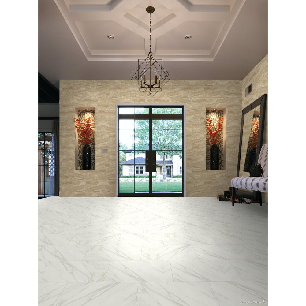 Dal-Tile Florentine Carrara 12&quot; x 24&quot; Matte Ceramic Tile, , large