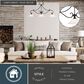 Vaxcel Monrovia 3-Light Linear Chandelier in Oil Rubbed Bronze, , large