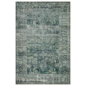 Magnolia Home Banks 5" x 7"6" Blue and Lagoon Area Rug, , large