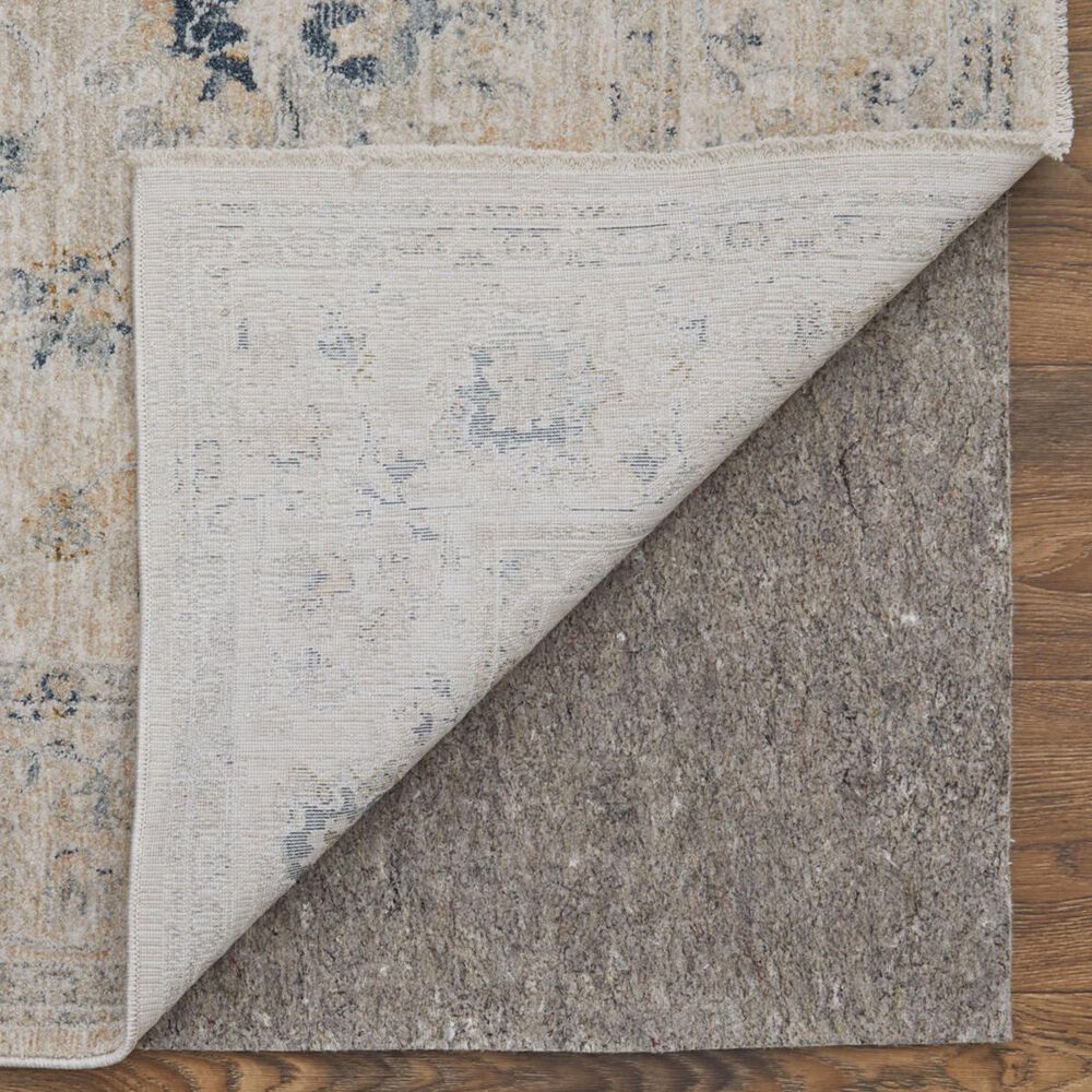 Feizy Pasha 39M7F 5&#39; x 7&#39;6&quot; Beige and Blue Area Rug, , large