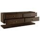 James Martin Allamari 72" Double Bathroom Vanity in Sable with Single Hole 3 cm Victorian Silver Silestone Top and Rectangular Sinks, , large