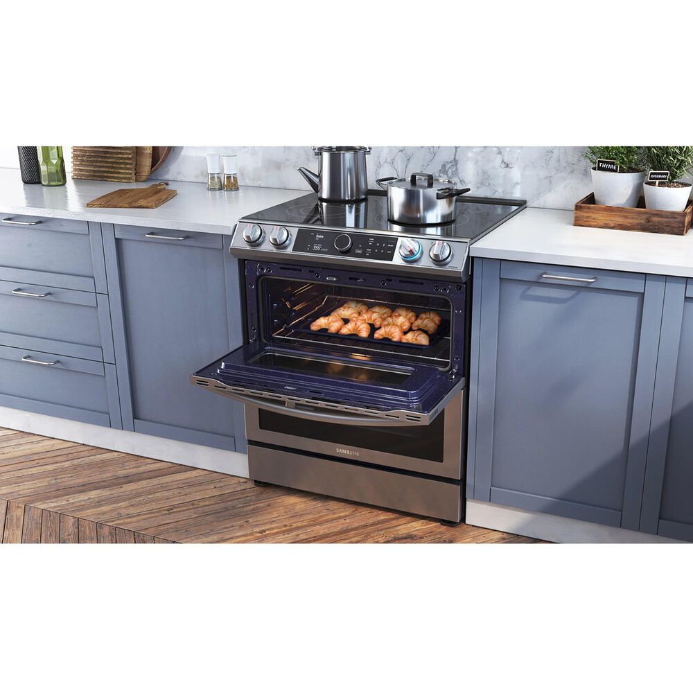 Samsung 6.3 Cu. Ft. Slide-In Dual Door Induction Range with Wi-Fi and Air Fry in Stainless Steel, , large
