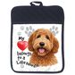 1 Brilliant Gift Heart Paws Labrodoodle Pot Holder in White, , large