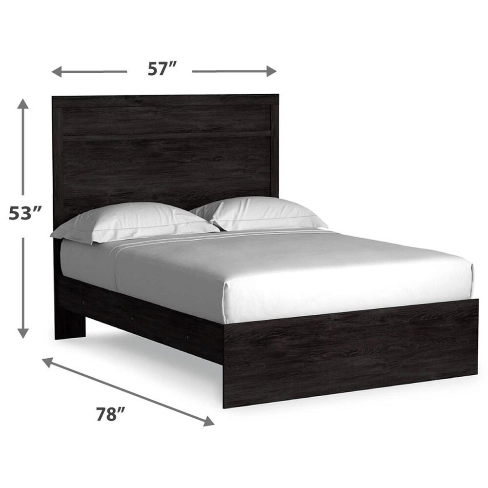 Ashley Belachime Full Panel Bed in Dark Charcoal, , large