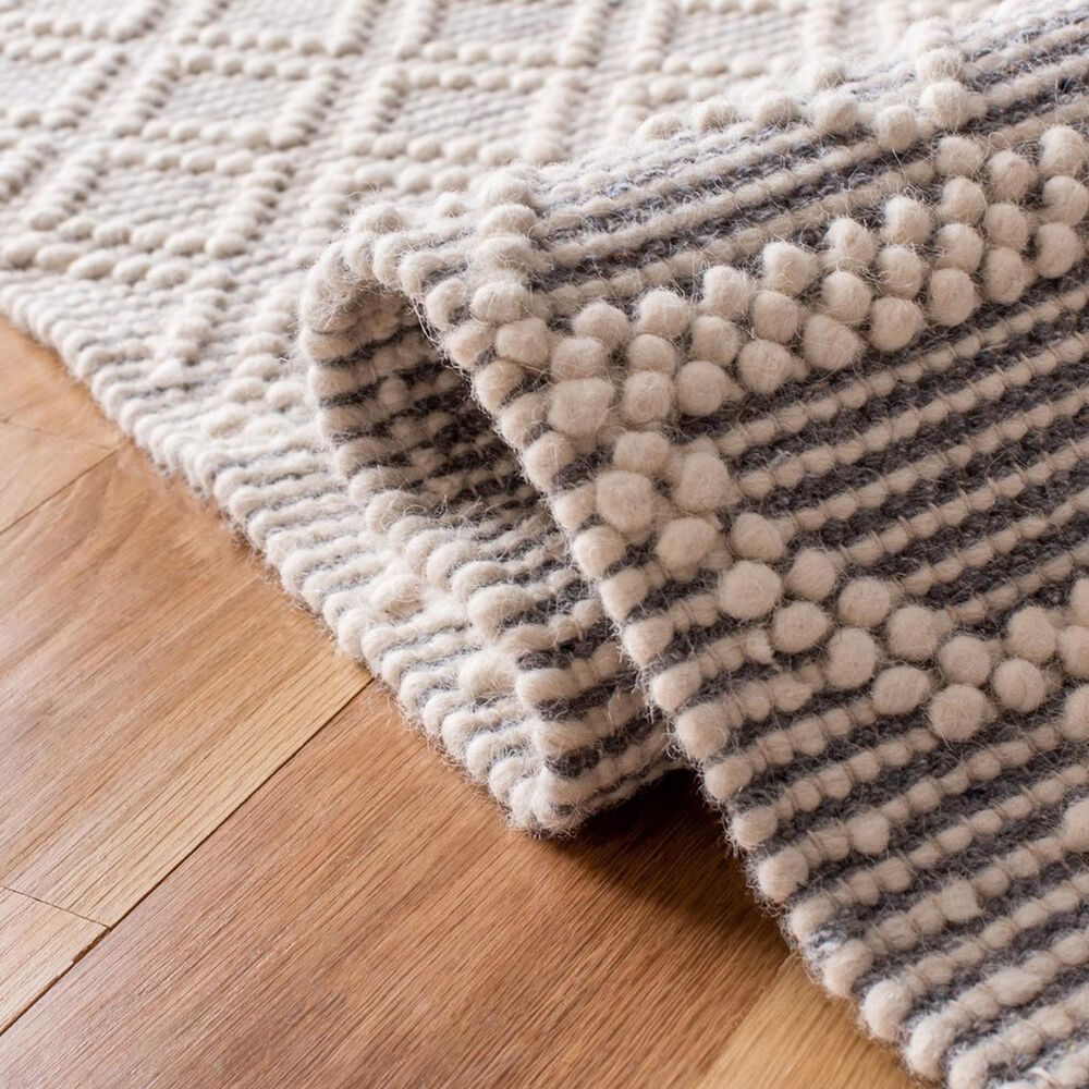 Safavieh Natura NAT351A 2&#39;3&quot; x 8&#39; Ivory and Grey Runner, , large