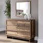 Ashley Chirason 62" 6-Drawer Dresser and Mirror in Brown, , large