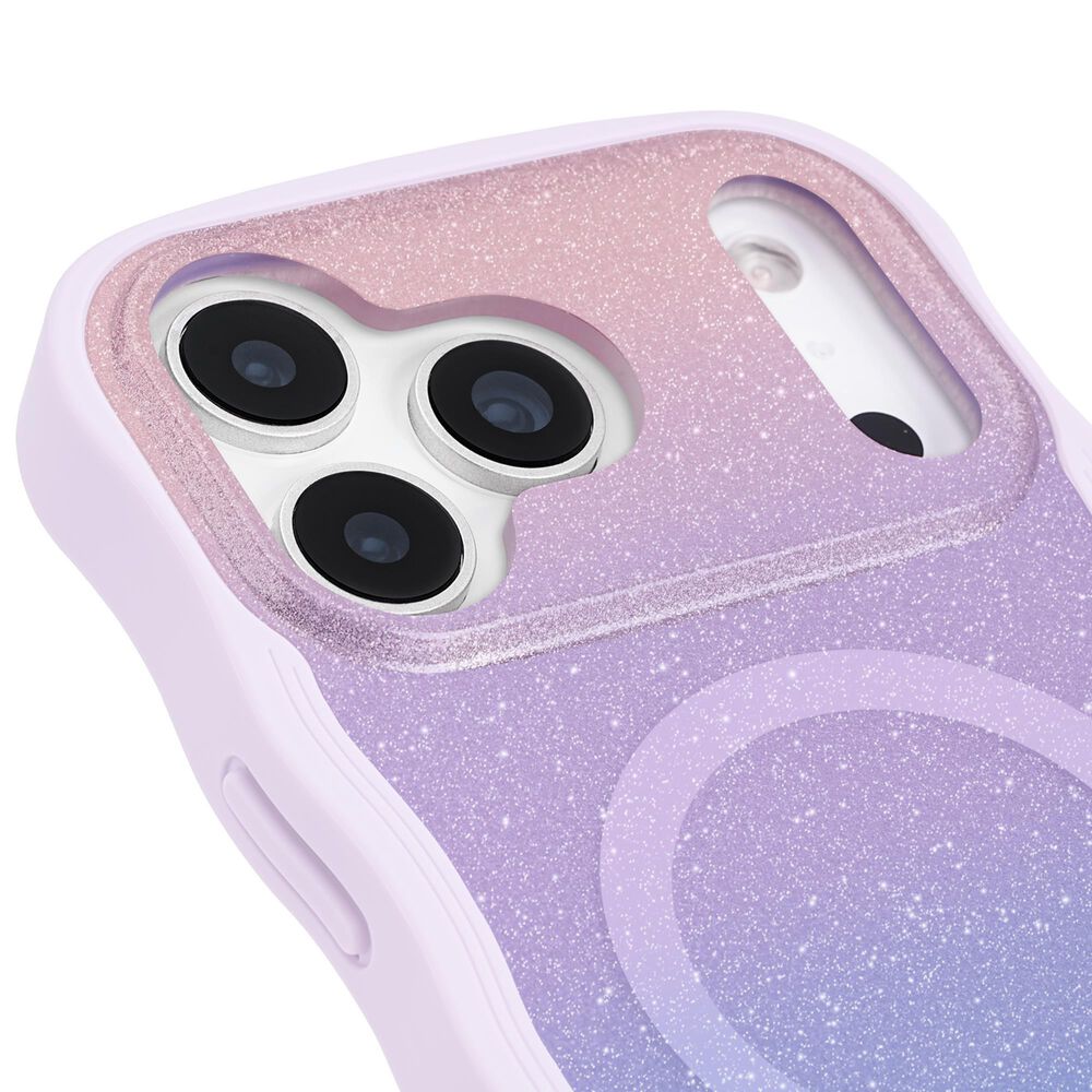 Kate Spade Wavy MagSafe Case for Apple iPhone 17 Pro Max in Opal Glitter, , large