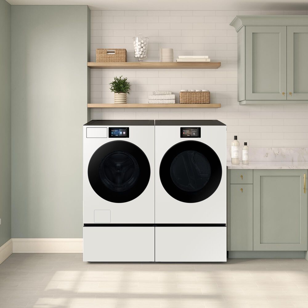 Samsung Bespoke 5.3 Cu. Ft. Front Load Washer in Dark Steel, , large