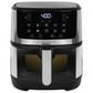 Edgecraft 5-Quart Touchscreen Air Fryer with Window in Stainless Steel, , large