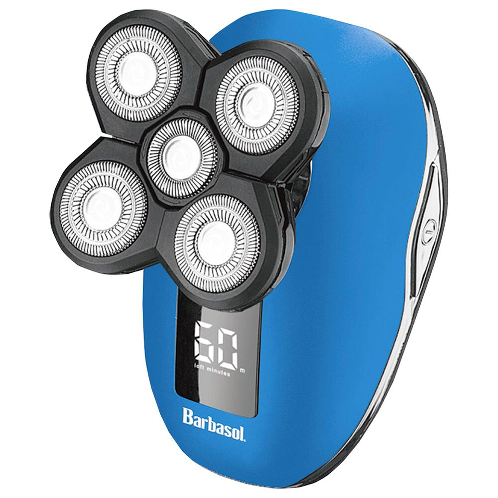 Barbosal LCD Head Shaver in Black and Blue, , large