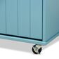 Baxton Studio Liona Kitchen Storage Cart in Blue/Natural, , large