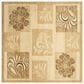 Safavieh Lyndhurst LNH554 6"7" Square Ivory and Multicolor Area Rug, , large