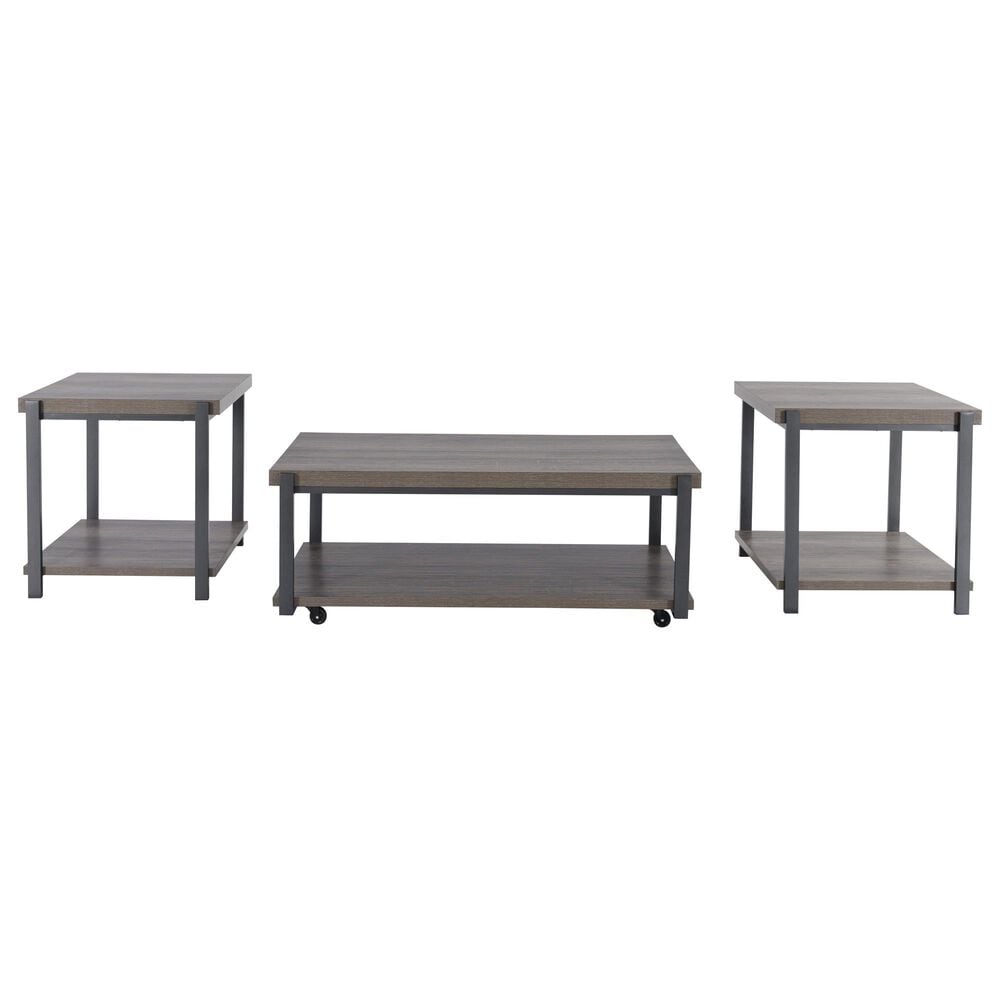 Ashley Wilmaden 3-Piece Occasional Table Set in Gray/Black, , large