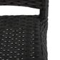 Hearth and Haven Outdoor Rattan Armless Barstool in Dark Brown (Set of 2), , large