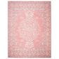 Safavieh Micro-Loop Oriental 10" x 14" Pink and Ivory Area Rug, , large