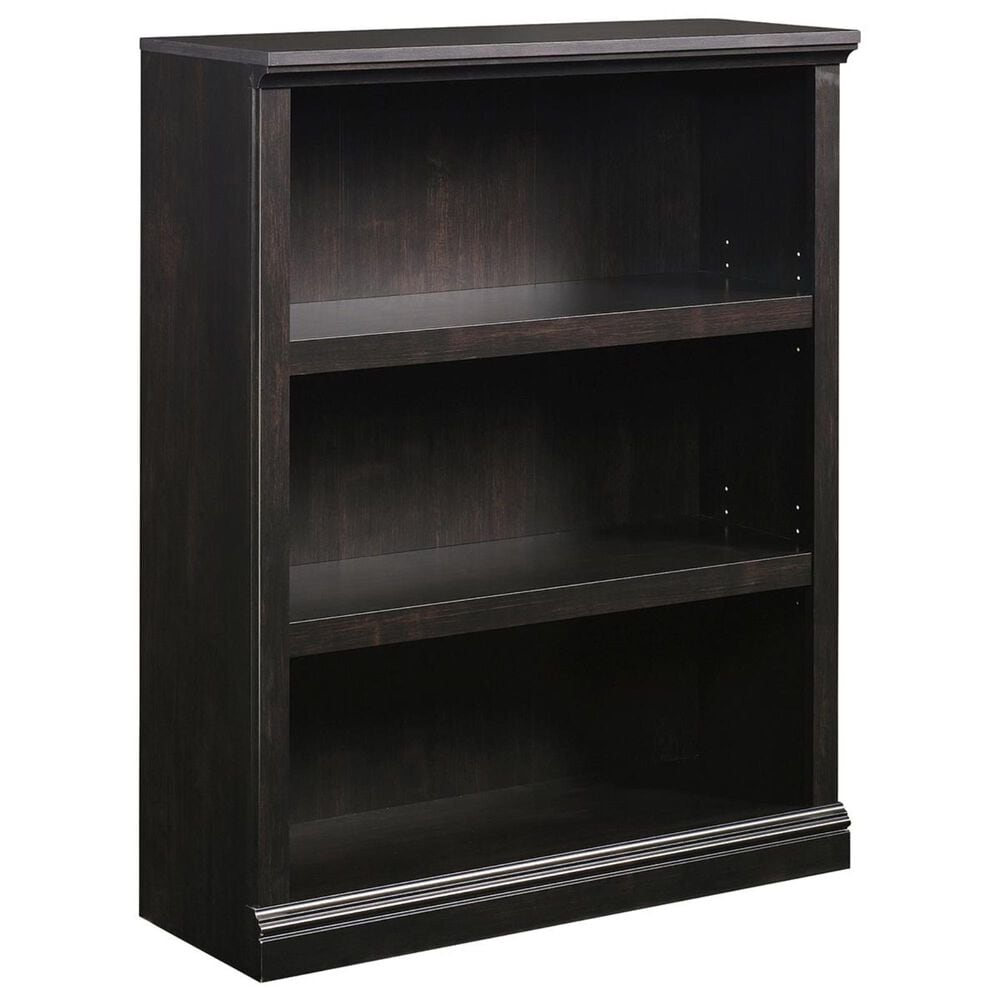 Sauder 3-Shelf Bookcase in Estate Black, , large