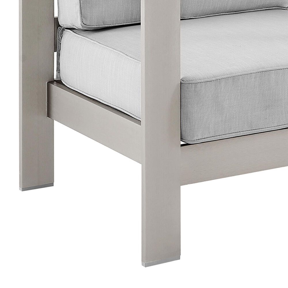 Linon Home Decor Karah Patio Arm Chair in Grey (Set of 2), , large