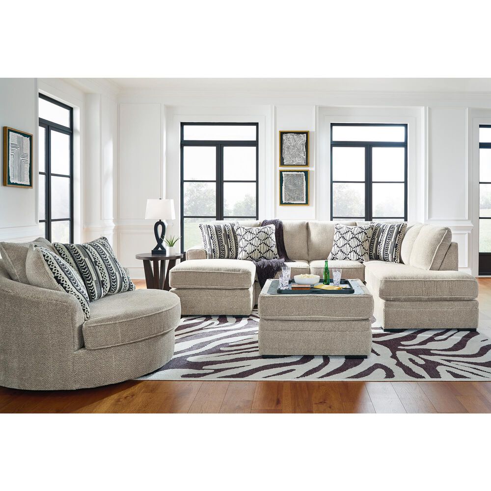 Ashley 2 Piece Sectional in in Tan, , large