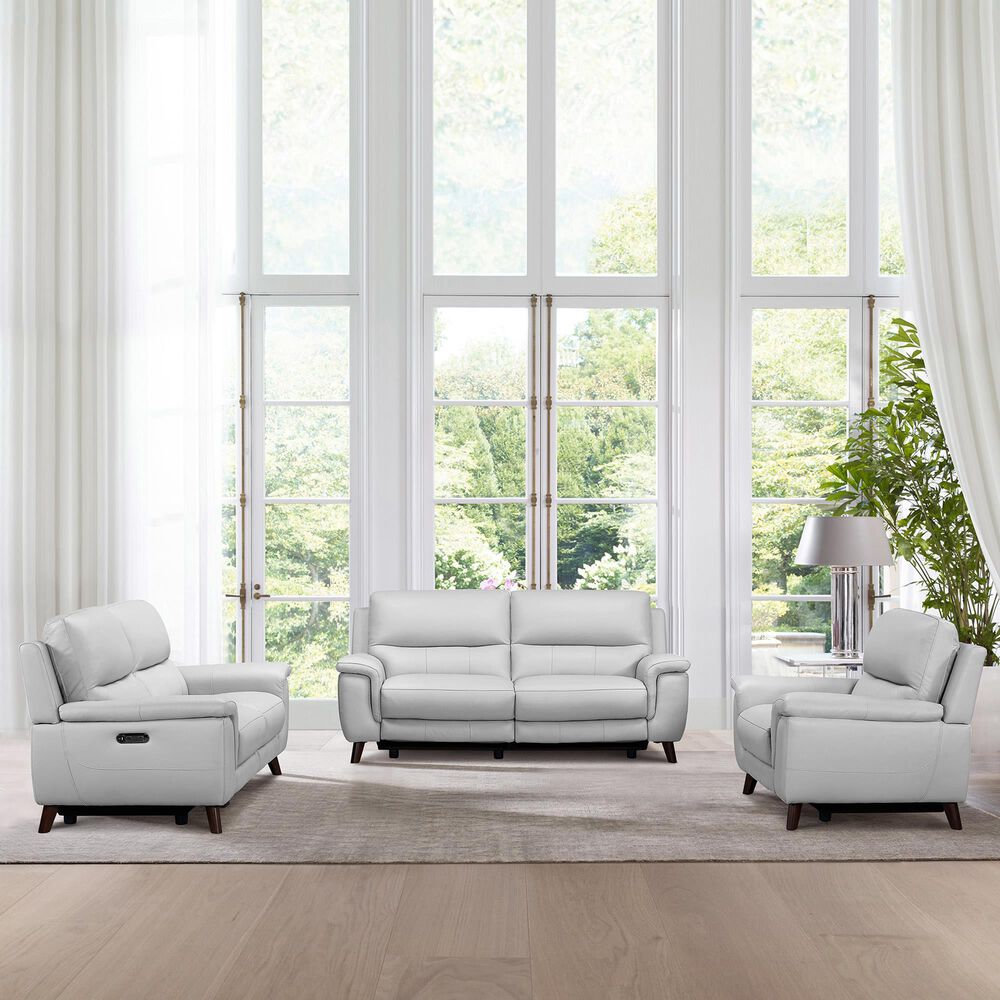 Blue River Lizette Power Reclining Loveseat in Dove Grey, , large