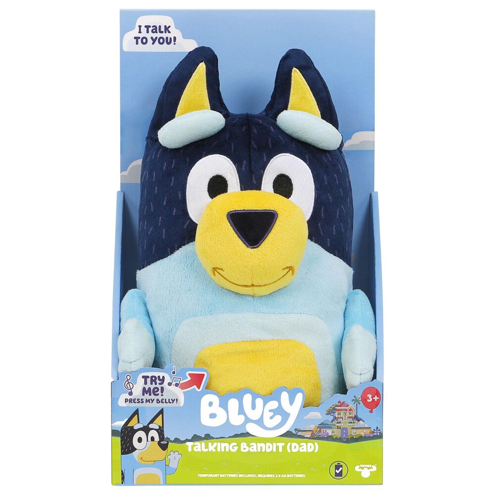 Bluey 14&quot; Talking Brandit Plush &#40;Dad&#41;, , large