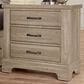 Viceray Collections Cool Rustic 3-Drawer Nightstand in Clear Maple, , large
