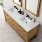 James Martin Vanities Breckenridge 72" Double Bathroom Vanity in Light Natural Oak with 3 cm Lime Delight Quartz Top and Rectangular Sinks, , large