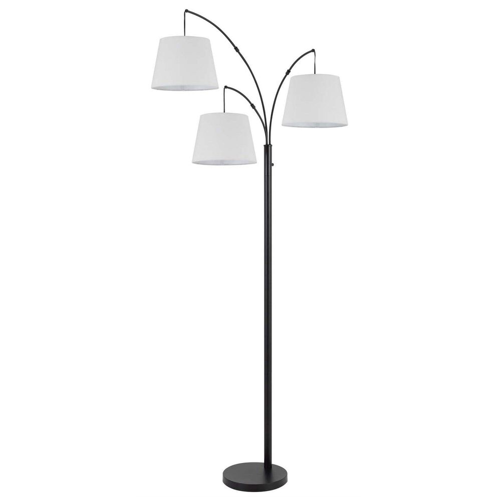 Cal Lighting Vardon Floor Lamp in Black, , large