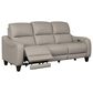Ashley Mercomatic Power Reclining Sofa in Gray, , large