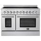 Forno Paolo 48" Freestanding Electric Range in Stainless Steel, , large