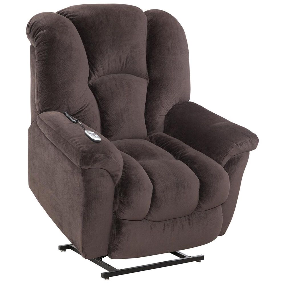HomeStretch Power Lift Recliner in Chocolate, , large