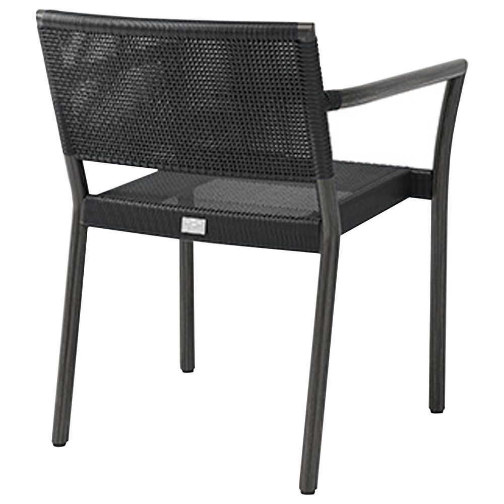 Ebel Outdoor Furniture Orleans Patio Arm Chair in Coal and Smoke, , large